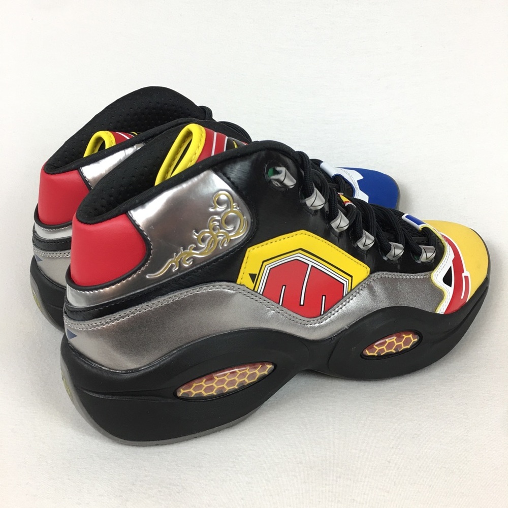 Reebok x Power Rangers Question Mid Megazord Allen Iverson Men 8|9|10|10.5 new - Picture 3 of 11
